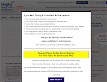 Tablet Screenshot of meghainvestments.com
